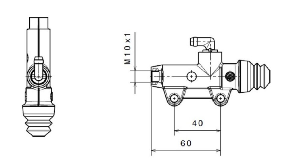 BREMBO Bremshauptzylinder hinten Ømm Natur
