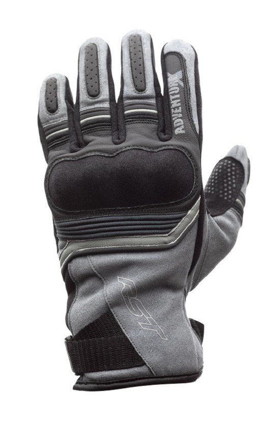 RST Adventure-X CE Leder Gloves Grau Größe XL