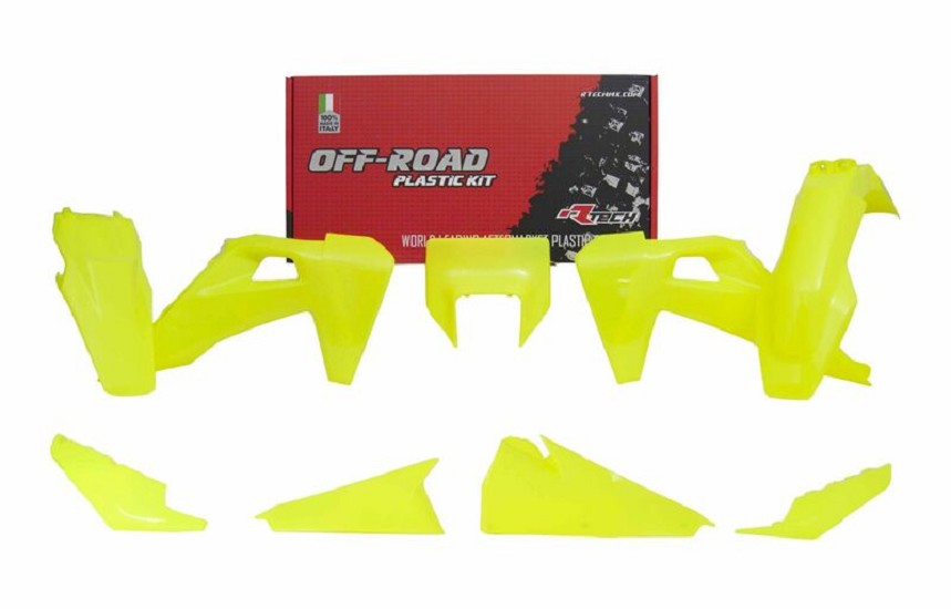 RACETECH Plastik-Kit neongelb Husqvarna RACETECH Plastik-Kit neongelb Husqvarna