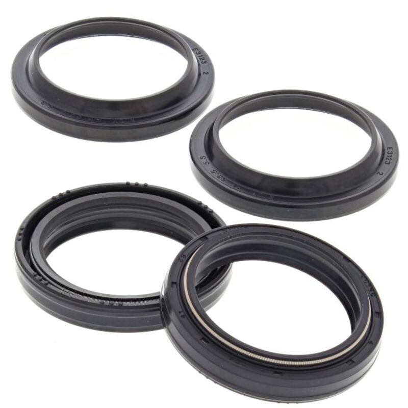 ALL BALLS Gabelsimmerringesatz mit Staubkappen - 41x53x8/10,5 mm