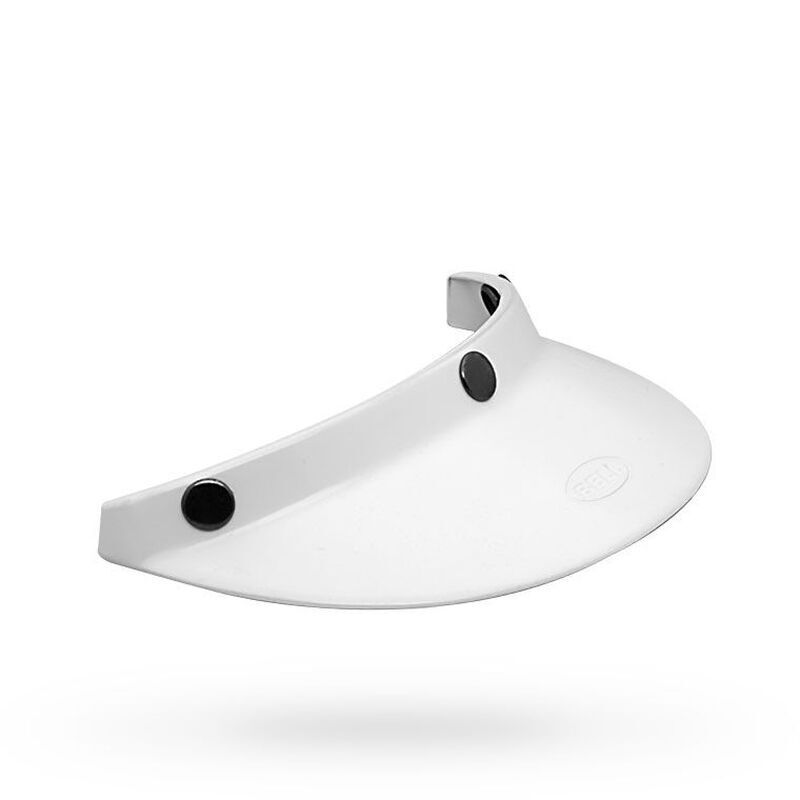 BELL Helmschirm Custom 500 3 Druckknöpfe 510 - Weiß
