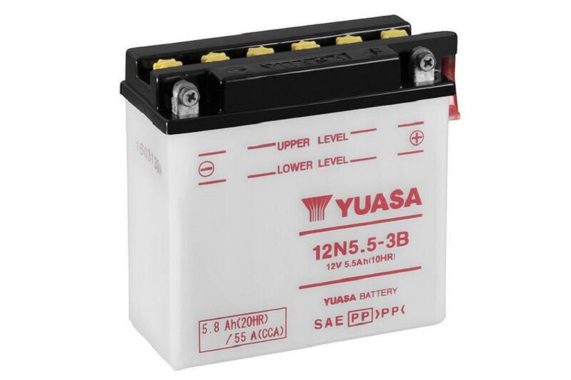 YUASA Blei/Säure Batterie ohne Säurepack - 12N5-3B YUASA Blei/Säure Batterie ohne Säurepack - 12N5.5-3B