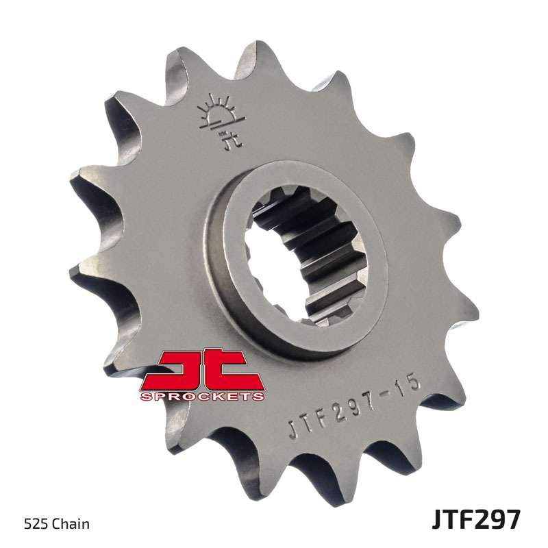 JT SPROCKETS geräuscharmes vorderes Stahlritzel 297 - 525