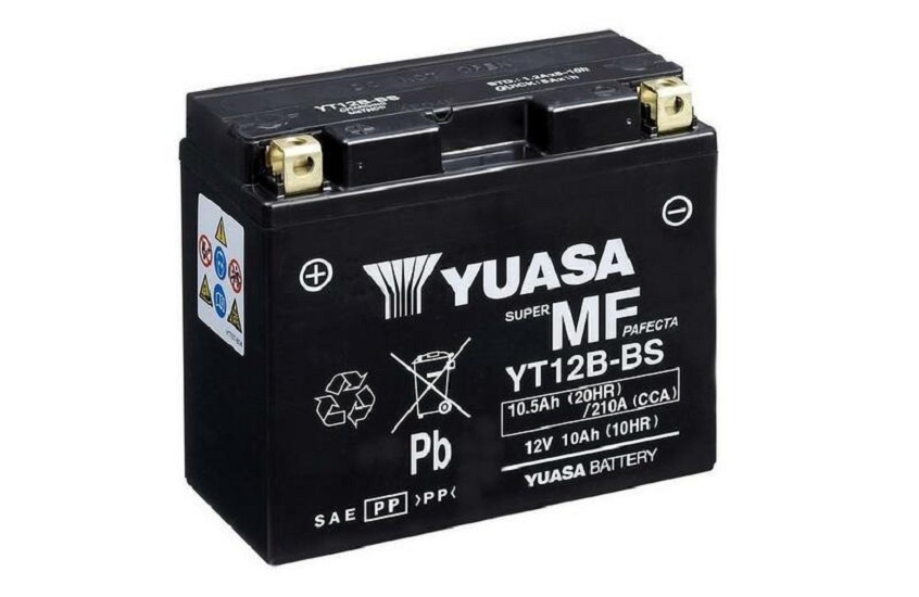 YUASA Wartungsfreie Batterie mit Säurepack - YT12B-BS YUASA Wartungsfreie Batterie mit Säurepack - YT12B-BS
