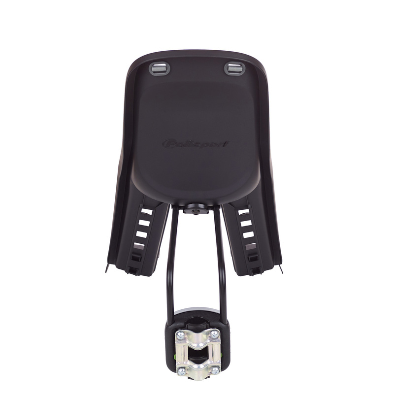 POLISPORT Bubbly Mini Plus FF Front Child Bike Seat Frame Mounting - Black/Dark Grey