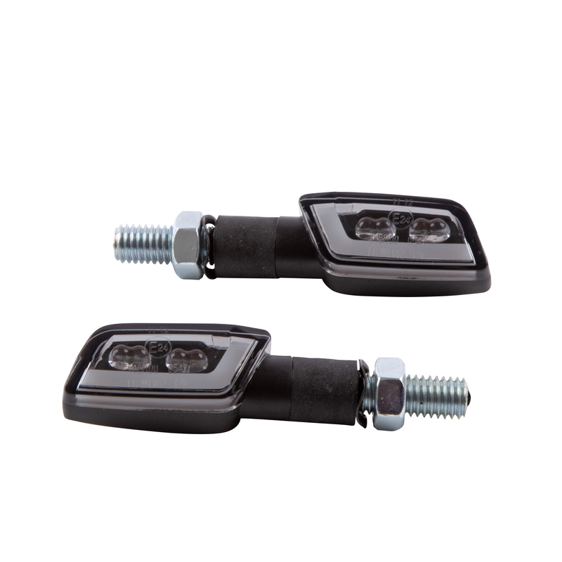 HIGHSIDER smart LED-Blinker Formula-TS, Schwarz, getöntes Glas, Paar