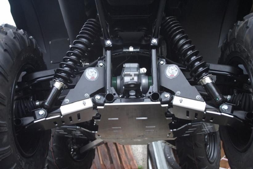 AXP Unterfahrschutz hinten - HDPE 4 mm passend für Yamaha YFM700 Grizzly