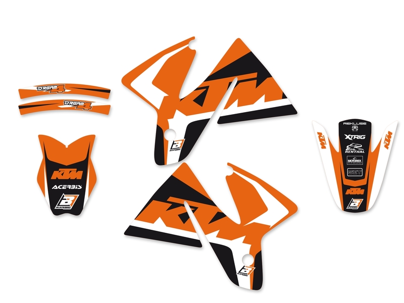 BLACKBIRD Dream Graphic 4 Deko-Kit passend für KTM