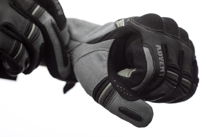 RST Adventure-X CE Leder Gloves Grau Größe XL