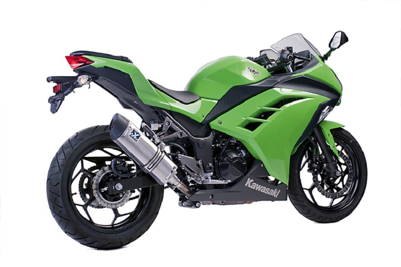 IXIL Endschalldämpfer Hexoval Xtrem Evolution, 750/900 SS i.e. IXIL Hexoval Endtopf Edelstahl / Endkappe Edelstahl schwarz - OG4051VSE