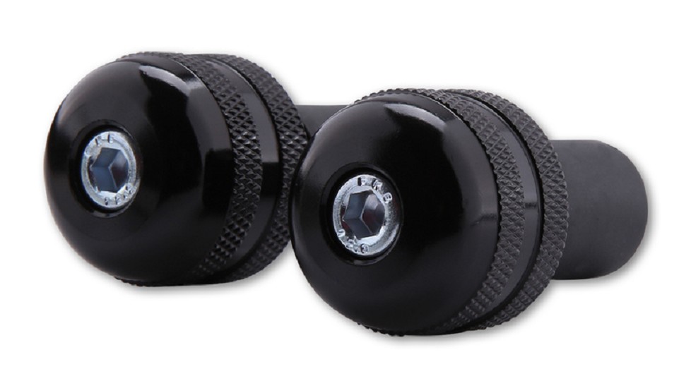 SHIN YO Lenkergewicht, Schwarz, gerändelt, für Stahllenker