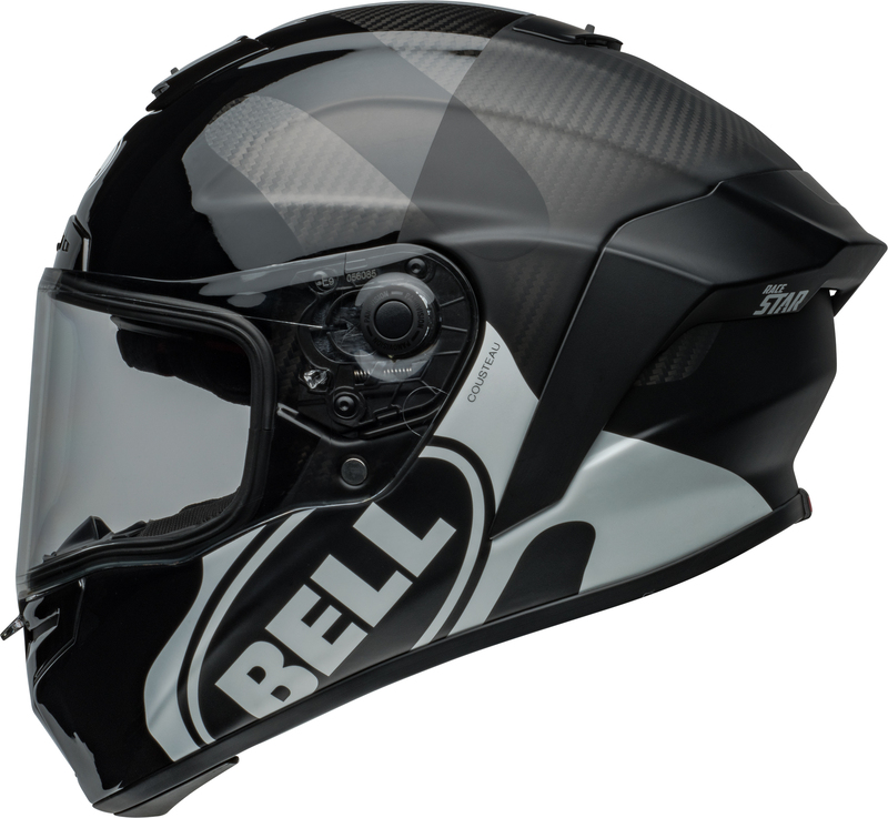 BELL Race Star DLX Flex Helm - Hello Cousteau Algae Matte/Gloss Black/White