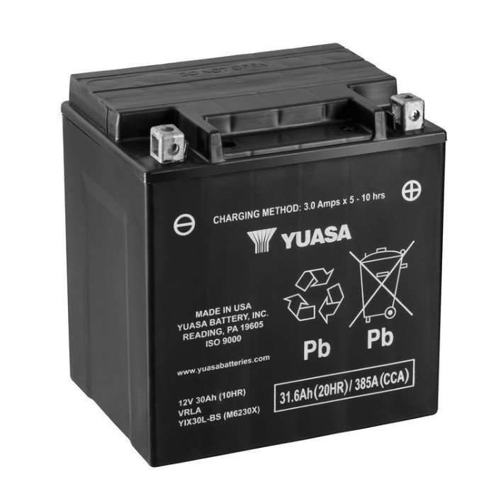Batterie YUASA YIX30L-BS 30 AH MF Batterie YUASA YIX30L-BS 30 AH MF