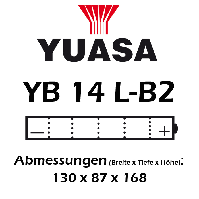 Batterie YUASA YB14L-B2 14 AH