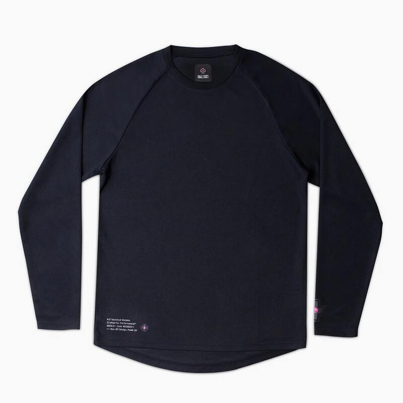 MUC-OFF Langarm-Fahrertrikot - Schwarz MUC-OFF Langarm-Fahrertrikot - Schwarz
