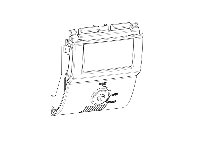 SHAD SH58X/SH59X Spare Lock System Red Key SHAD SH58X/SH59X Spare Lock System Red Key