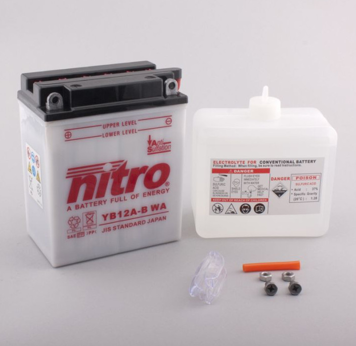 Batterie Nitro YB12A-B 12AH WA