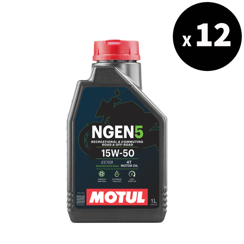 MOTUL NGEN 5 4T Motor Oil - 15W-50 1L (x12)