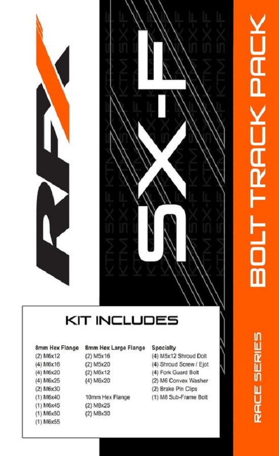 RFX Race Series Schrauben und Muttern Track Pack