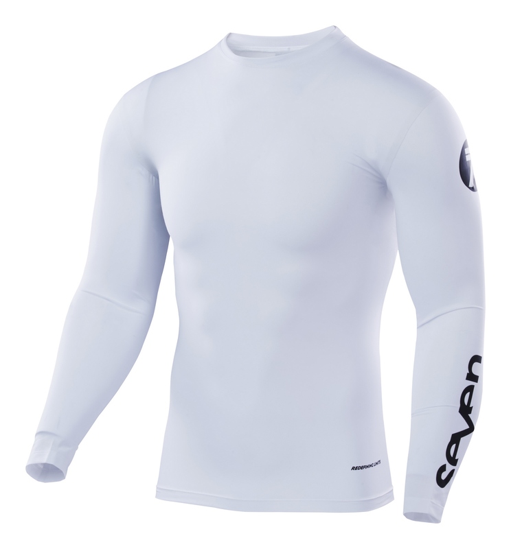 SEVEN Zero Jugend Kompressions Trikot - Weiß SEVEN Zero Jugend Kompressions Trikot - Weiß