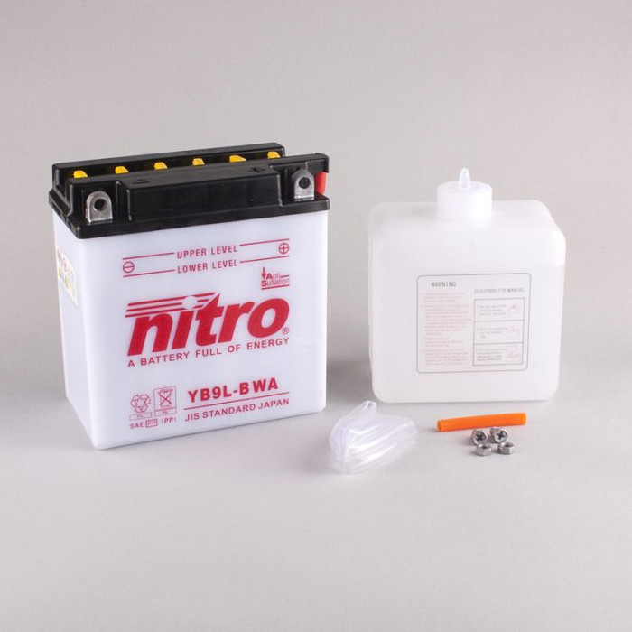 Batterie Nitro YB9L-B 9AH WA Batterie Nitro YB9L-B 9AH WA