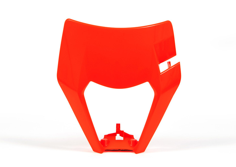 RACETECH Lampenmaske neonorange passend für KTM EXC