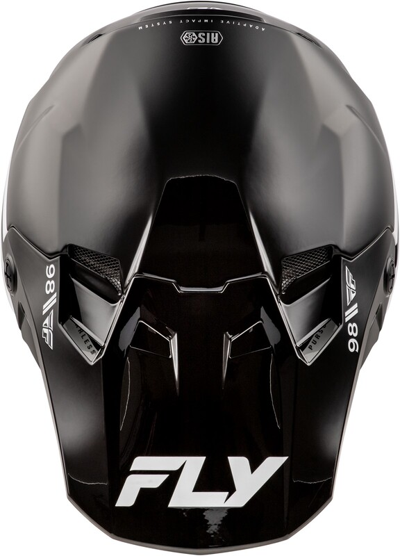 FLY RACING Formula CC Objective Helm - Schwarz/Weiß