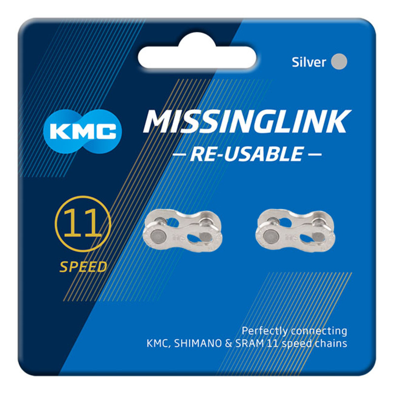 KMC Connecting Link 11-fach Silber (x2) KMC Connecting Link 11-fach Silber (x2)