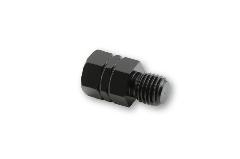 HIGHSIDER smart Spiegeladapter Loch M10 li. auf Bolzen M10 re. schwarz