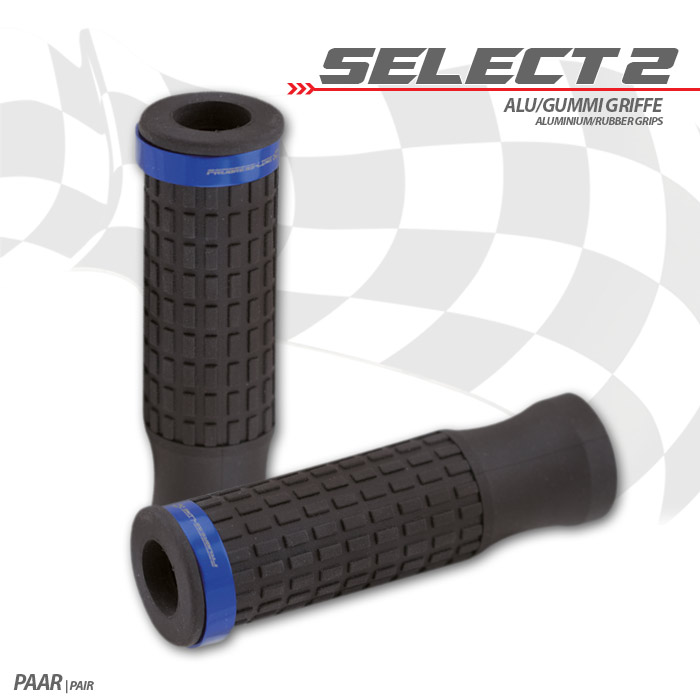 Griffgummiset Select2 7/8-22mm schwarz Griffgummiset Select2 7/8-22mm schwarz