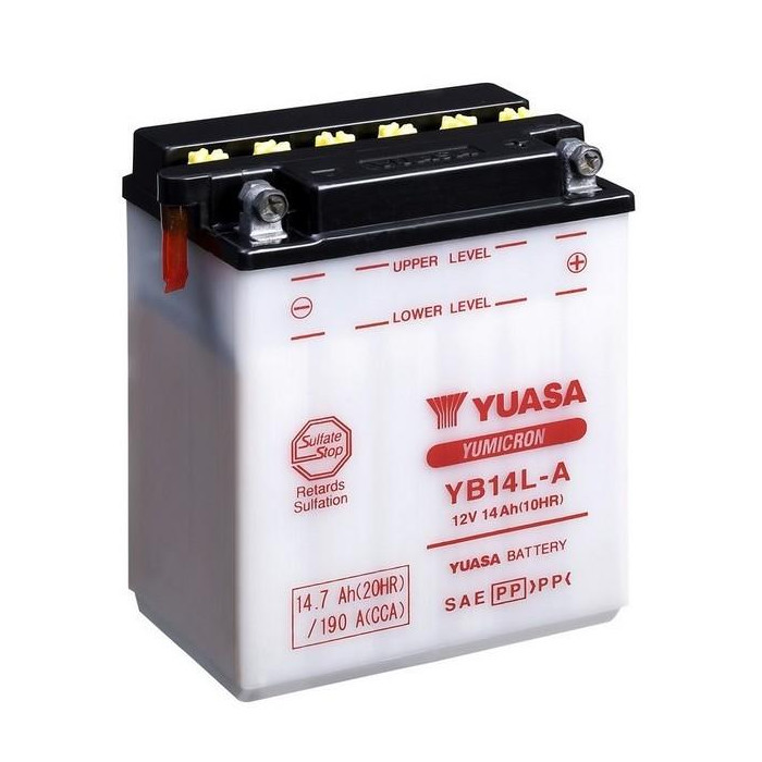 Batterie YUASA YB14L-A 14 AH Batterie YUASA YB14L-A 14 AH