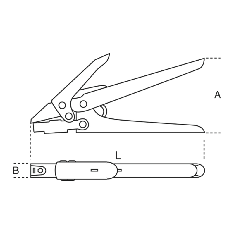 BETA Anpresszange für Nylonkabelbinder
