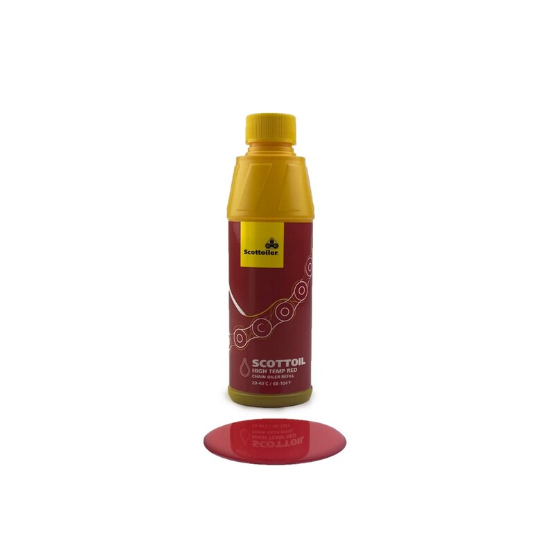 SCOTTOILER High Temp Red Lubricant für Kettenschmiersysteme - 250ml Flasche