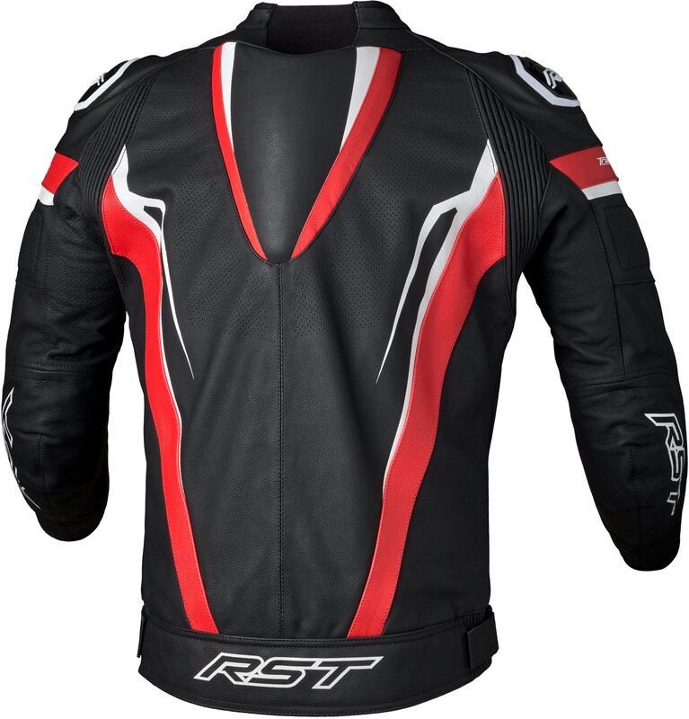 RST TracTech Evo 5 Lederjacke Herren - Rot/Schwarz/Weiss RST TracTech Evo 5 Lederjacke Herren - Rot/Schwarz/Weiss