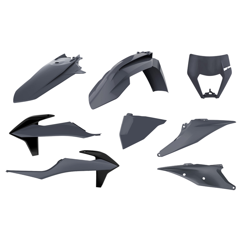 POLISPORT Plastic Kit Nardo Grey passend für KTM POLISPORT Plastic Kit Nardo Grey passend für KTM