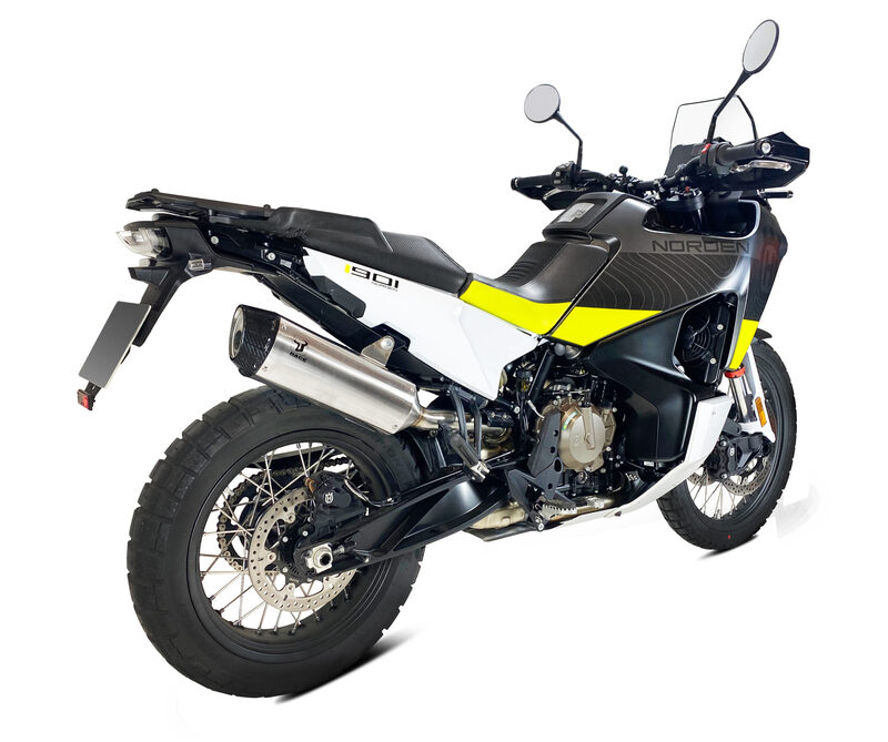 IXRACE Desert Edelstahl-Endtopf passend für KTM 790 Adventure 19-, 890 Adventure 20-, HUSQVARNA NORDEN 901