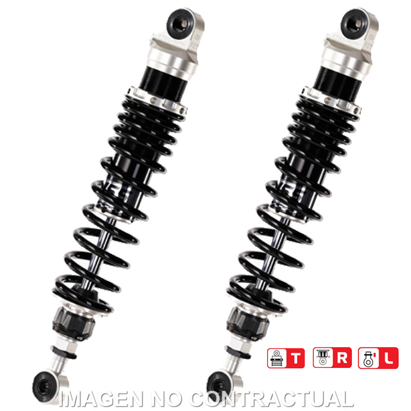 Federbein Z362-Serie Stereo hinten passend für Kawasaki 550/1100 Zephyr, Z 900, Z 1000, Z1 RZ362-350TRL-19-88