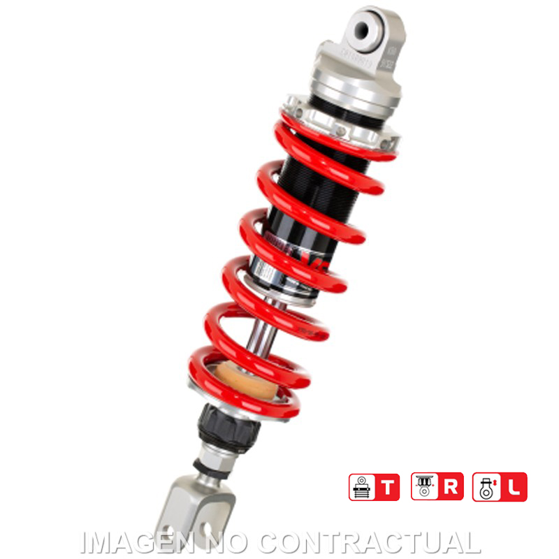 Federbein Z456-Serie Mono hinten passend für Suzuki DL 650 V-Strom (07-11), GSR 600 (06-11) MZ456-340TRL-21-85