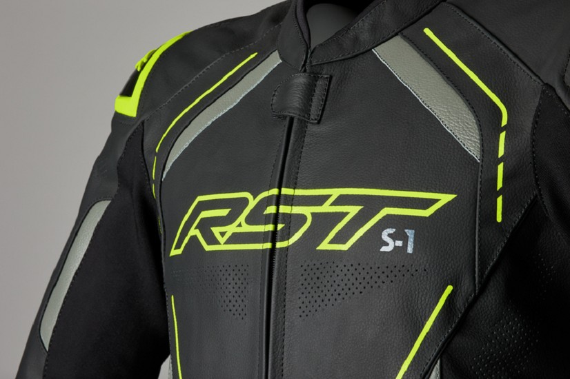 RST S1 Lederjacke Herren - Neongelb