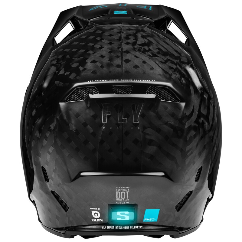 FLY RACING Formula S Carbon Solid Helm - Schwarz