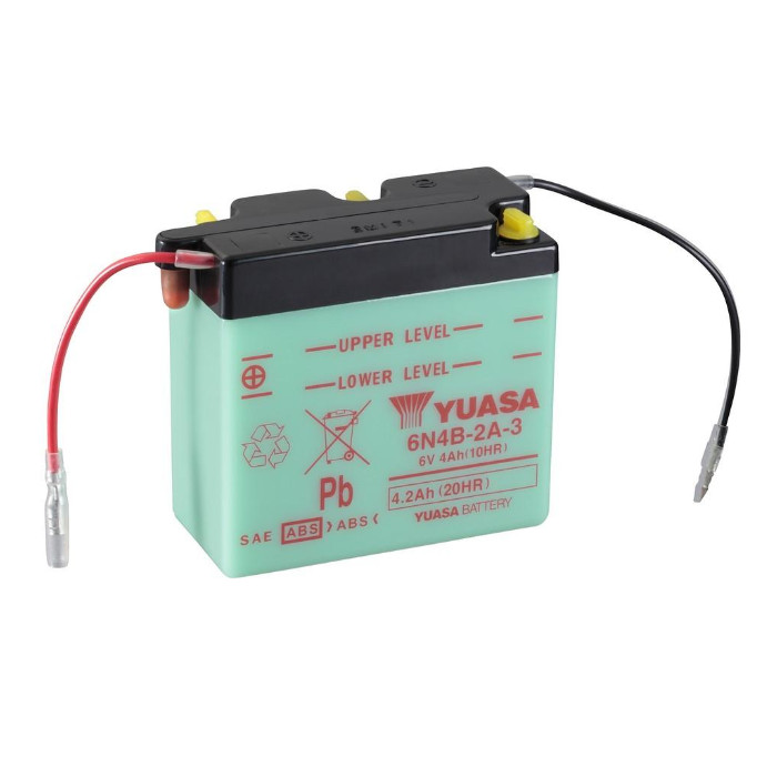 Batterie YUASA 6N4B-2A-3 4 AH Batterie YUASA 6N4B-2A-3 4 AH