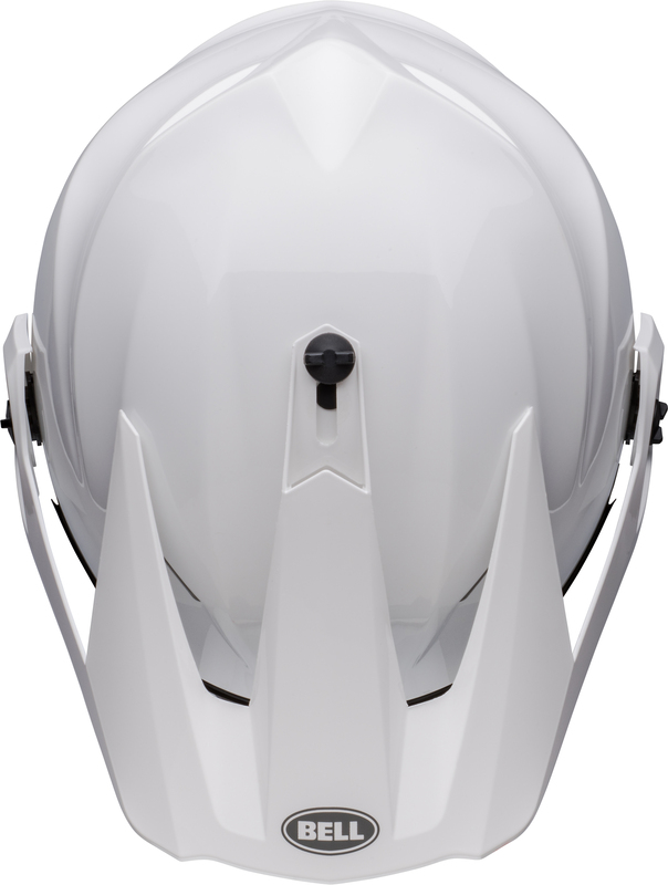 BELL MX-9 Adventure MIPS Helm - Gloss White BELL MX-9 Adventure MIPS Helm - Gloss White