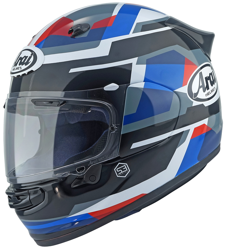 ARAI QUANTIC Abstract Helm - Blau