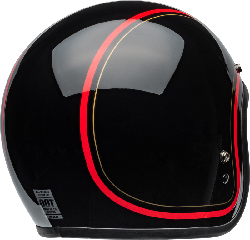 BELL Custom 500 Helm - Chief Gloss Black
