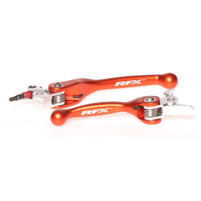 RFX Race Geschmiedeter flexibler Hebelsatz (Orange) - passend für KTM Verschiedene Brembo-Bremsen / Magura-Kupplung RFX Race Geschmiedeter flexibler Hebelsatz (Orange) - passend für KTM Verschiedene Brembo-Bremsen / Magura-Kupplung