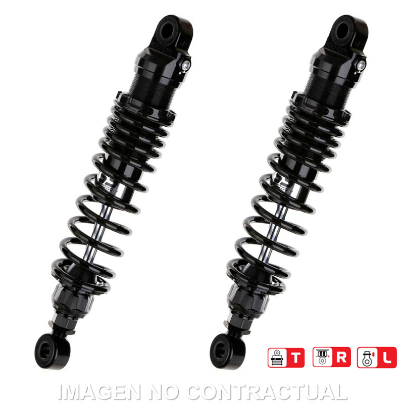 Federbein Z362-Serie Stereo hinten Black Edition passend für Suzuki VZ 1600 Marauder (04-05) RZ362-320TRL-54-B