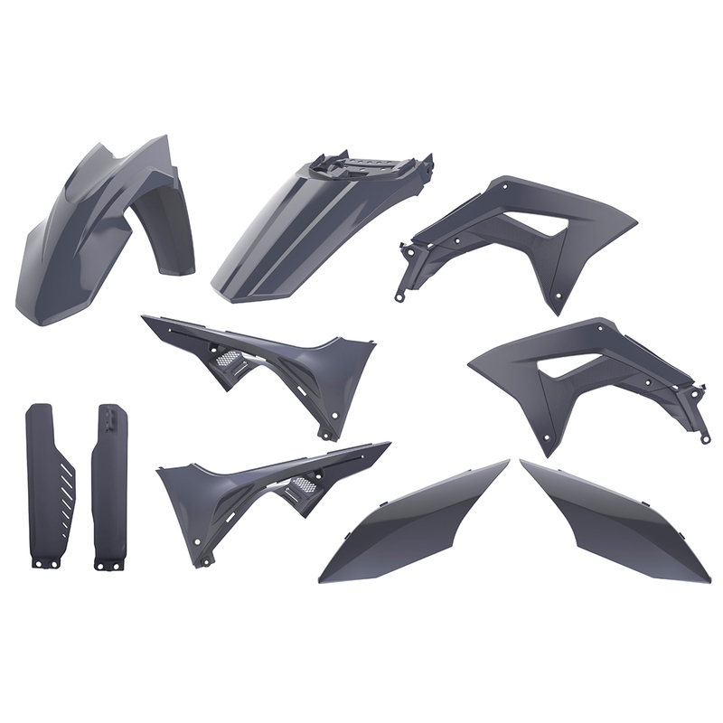 POLISPORT Plastik-Kit Grau - passend für Honda CRF 150L