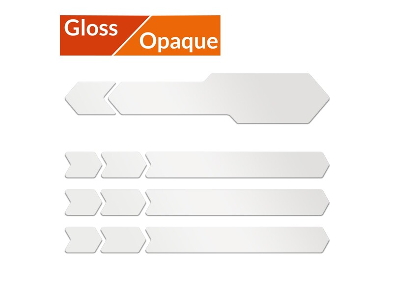 ALGIS Gloss Chain Guards Kit - Clear