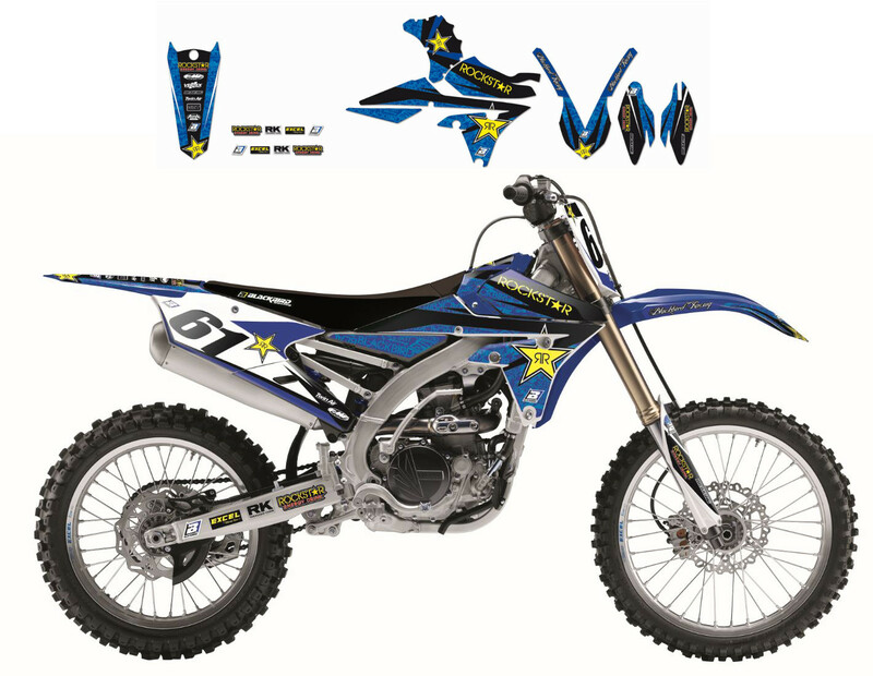 BLACKBIRD Rockstar Energy Deko-Kit passend für Yamaha YZ125/250 UFO REPLICA BLACKBIRD Rockstar Energy Deko-Kit passend für Yamaha YZ125/250 UFO REPLICA