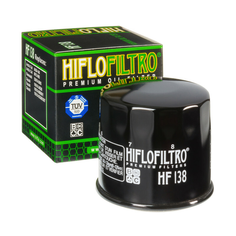 HIFLOFILTRO Ölfilter schwarz glänzend - HF138 HIFLOFILTRO Ölfilter schwarz glänzend - HF138
